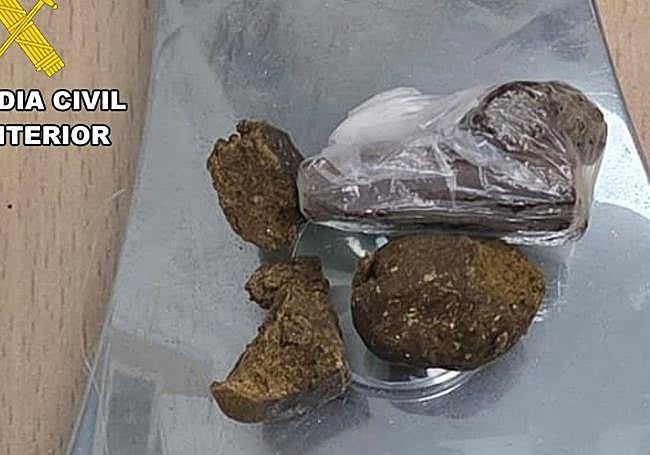 Droga incautada por la Guardia Civil de Burgos.