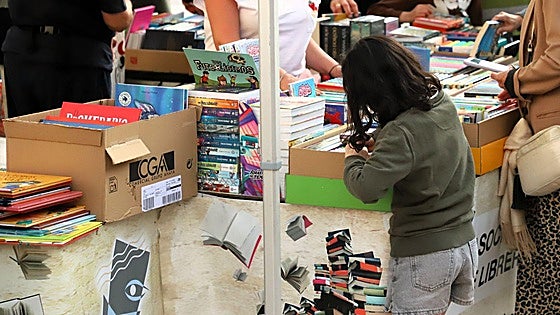 Así ha sido en imágenes el Día del Libro en Burgos que ha abarrotado la plaza Mayor