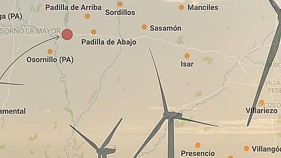 Tratan de impedir un «proyecto engañoso» de una planta de amoniaco verde y 20 parques eólicos en una comarca de Burgos