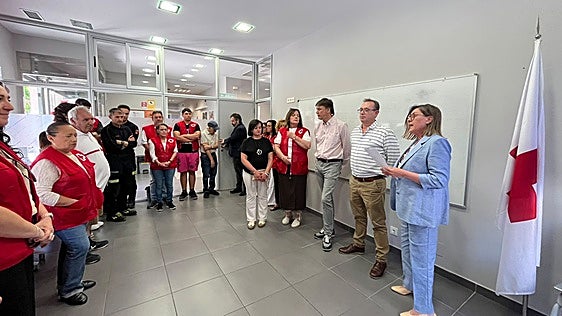 Cruz Roja estrena sede en una localidad de Burgos para mejorar la atención a usuarios y voluntarios