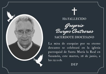 Muere Gregorio (Goyo) Burgos, el cura de los obreros y consiliario de la HOAC
