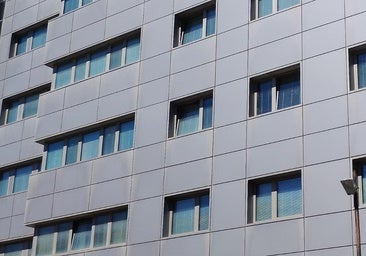 Ventanas en la zona sur de Burgos.