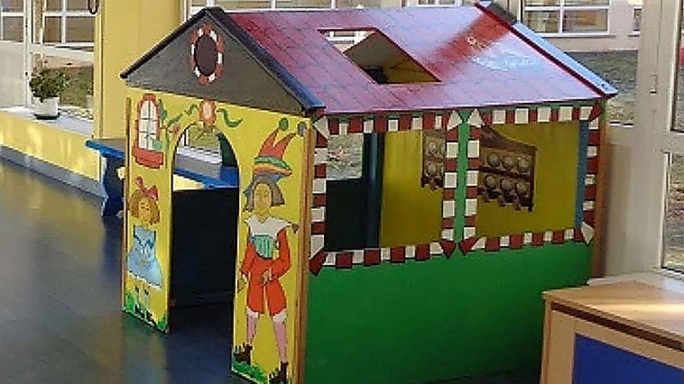La guardería de un pueblo de Burgos que se alquila para atender dos aulas de alumnos