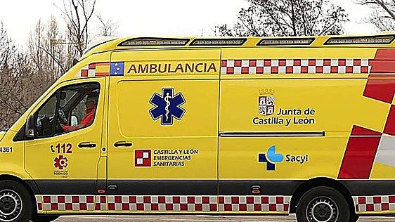 Herido un motorista en Burgos tras una colisión con un coche
