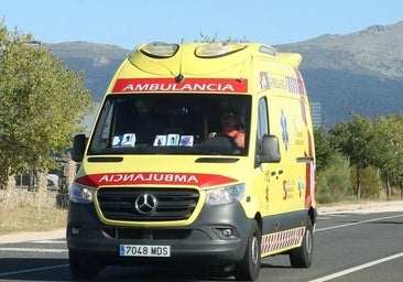 Herida tras salirse de la vía en la carretera N-232 de Burgos