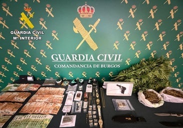 La macrooperación antidroga en dos pueblos de Burgos se salda con cuatro detenidos y más de 50.000 euros incautados