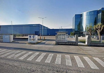 Entrada a las instalaciones de Gala en Burgos.