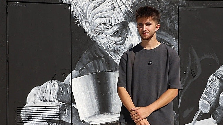 El recorrido de un joven muralista de Burgos: de un muro cedido por el Ayuntamiento a pintar en el Caribe