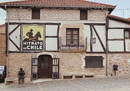 Fachada del restuarante de Mecerreyes, el Mesón de Frutos