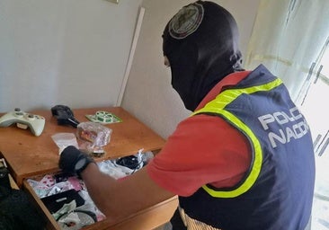Detenido en Burgos un reincidente por traficar con hachís y cocaína desde su casa