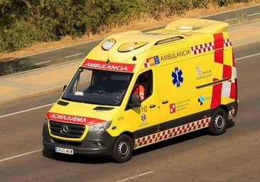 Herido el conductor de un tractor tras volcar con un remolque en una carretera del norte de Burgos