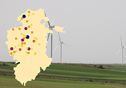 Las renovables siguen imparables en la provincia: Burgos suma 58 molinos eólicos y cinco parques más en un año
