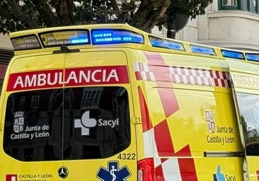 Heridas dos personas en un accidente entre dos coches en una rotonda de Burgos