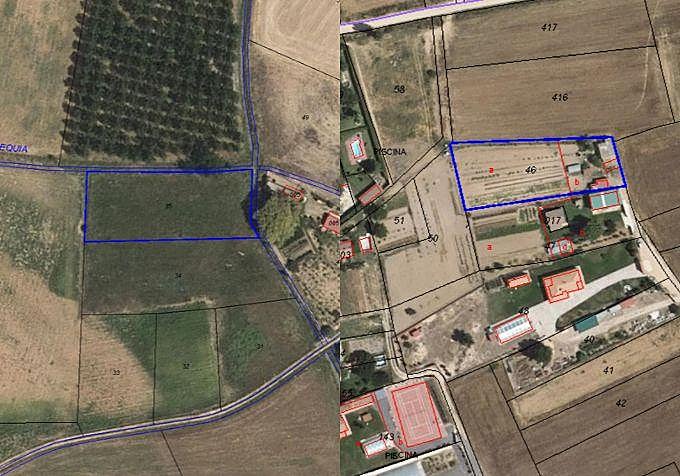 Las fincas que se subastan en Aranda de Duero