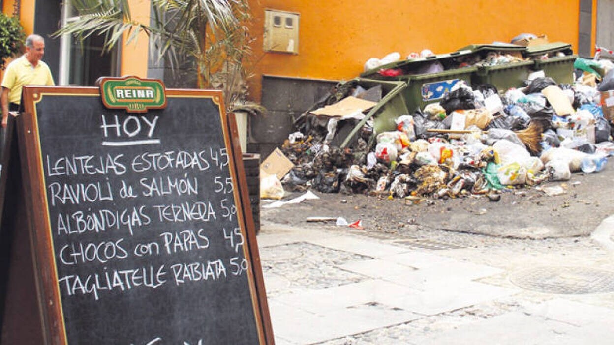 400 toneladas de basura se acumulan en Puerto de la Cruz