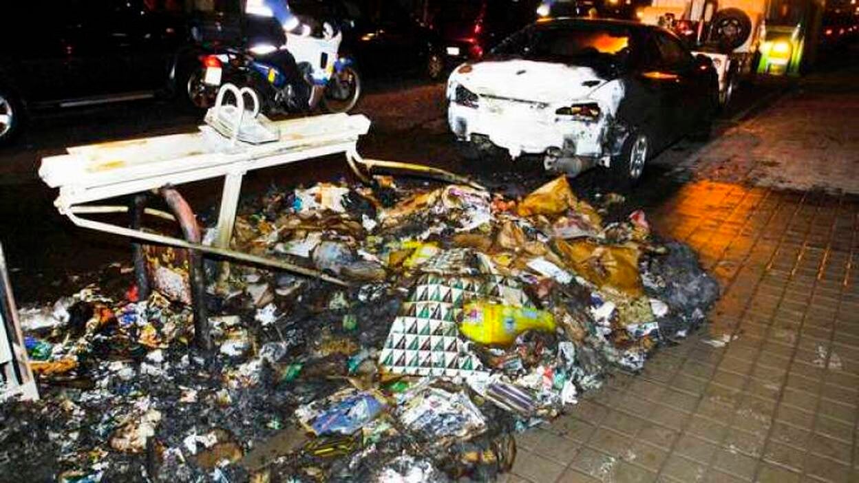 Los incendios queman más de un contenedor cada día