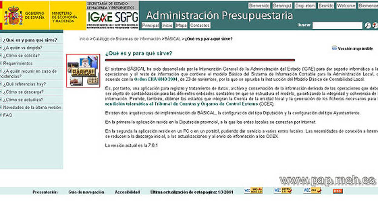 La Intervención General del Estado (IGAE) desarrolla un software para la Administración Local