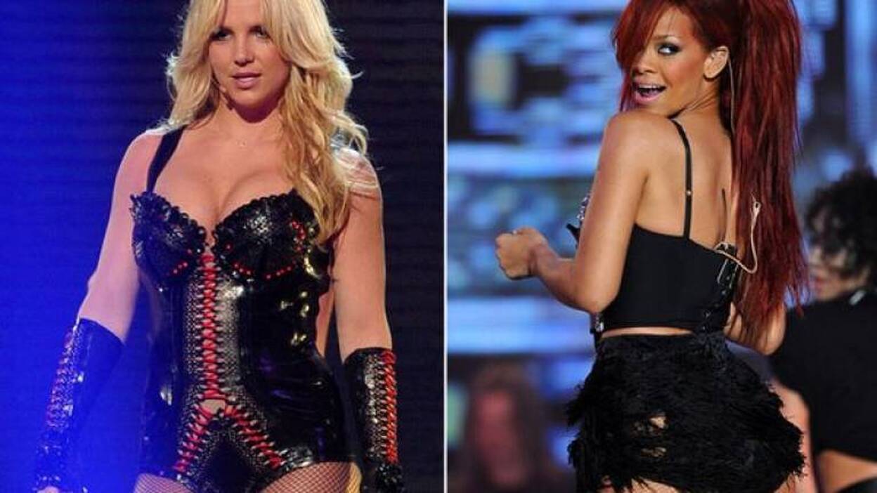 Britney Spears y Rihanna graban juntas una remezcla de "S&M"