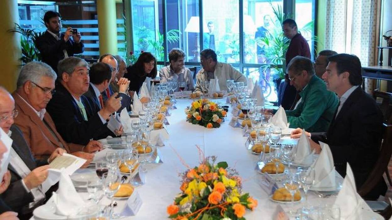 Soria en un almuerzo con representantes de CONCAP