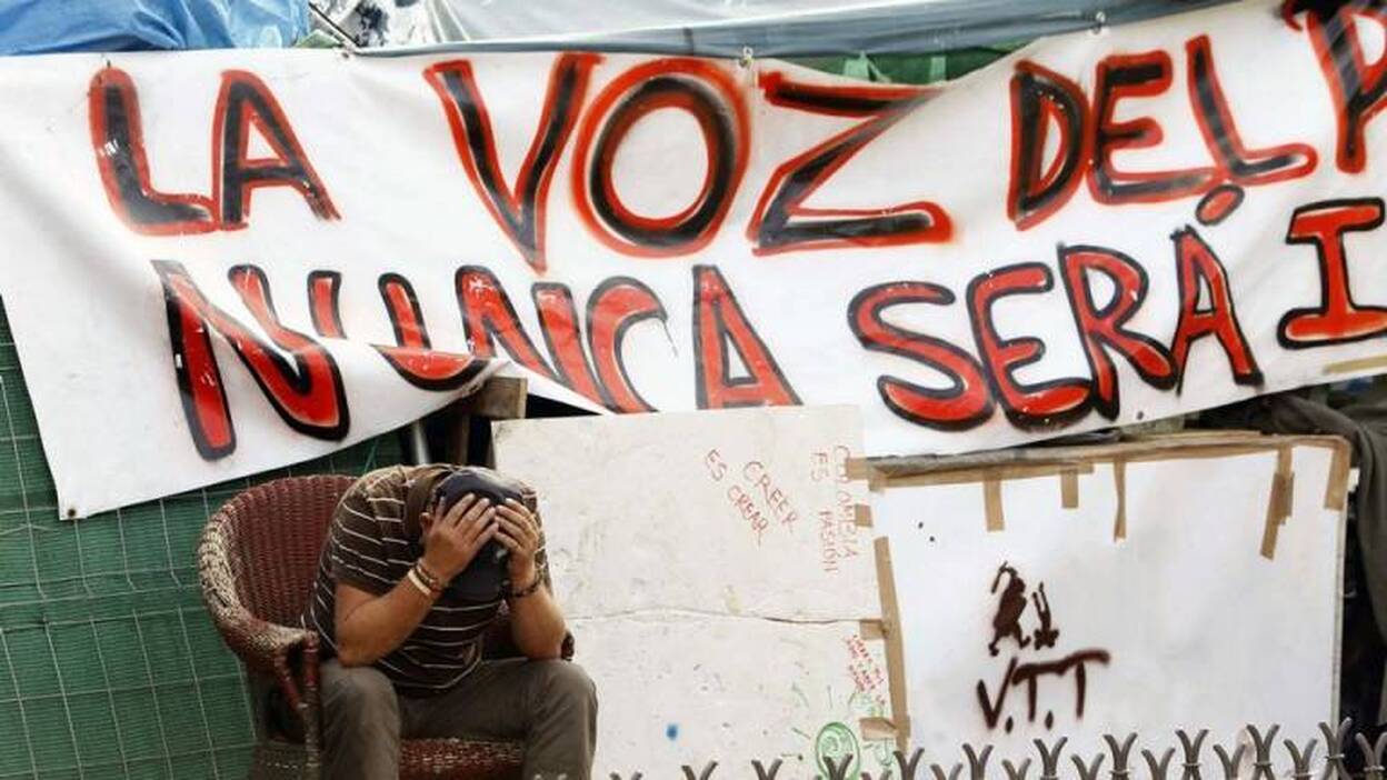 Los últimos indignados de Sol