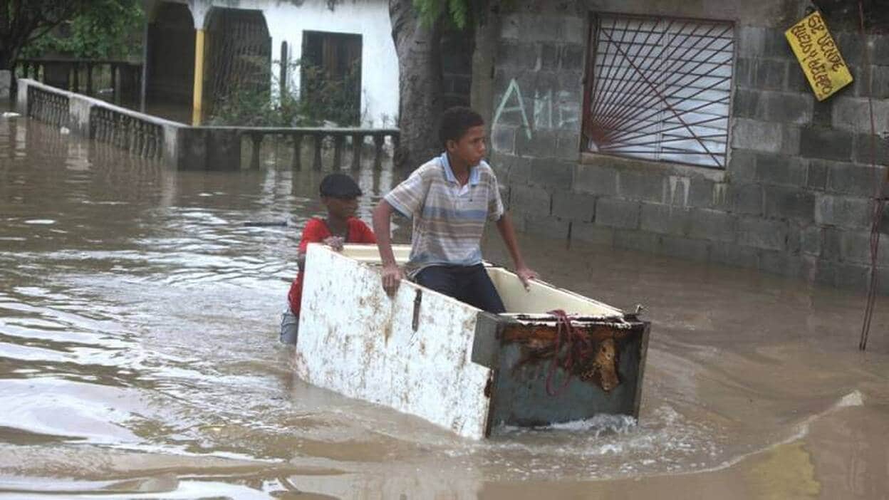 El huracán 'Irene' a su paso por la República Dominicana