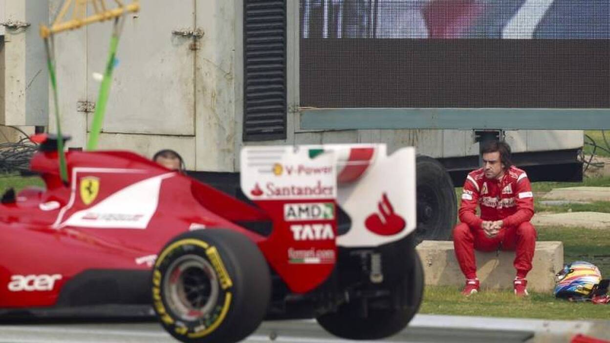 Alonso fuera de pista