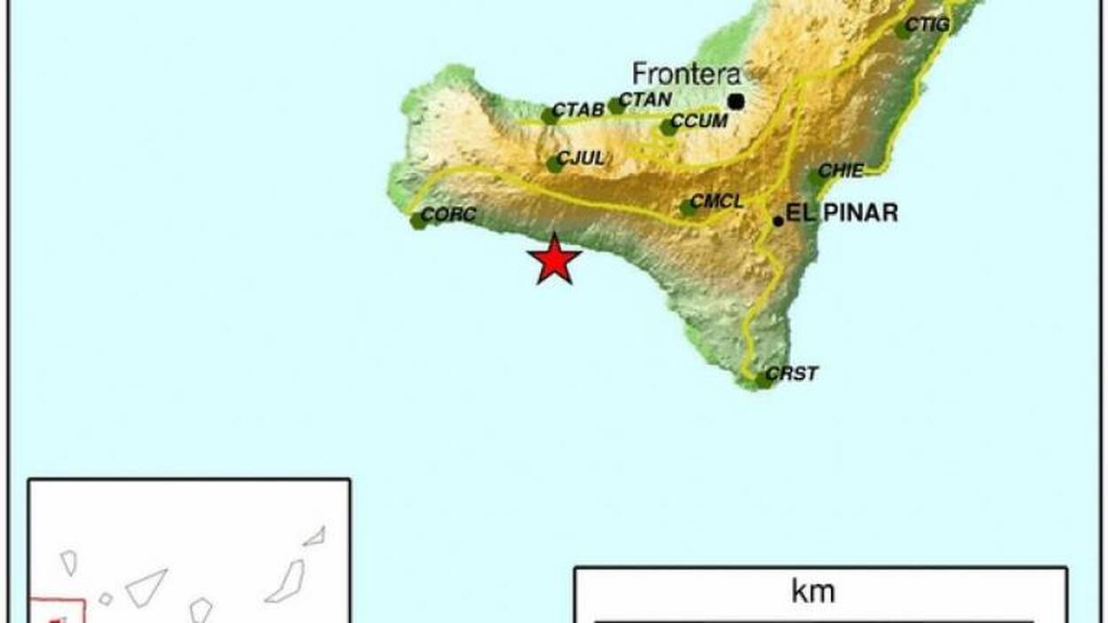 Seísmo de 2,8 grados en El Pinar