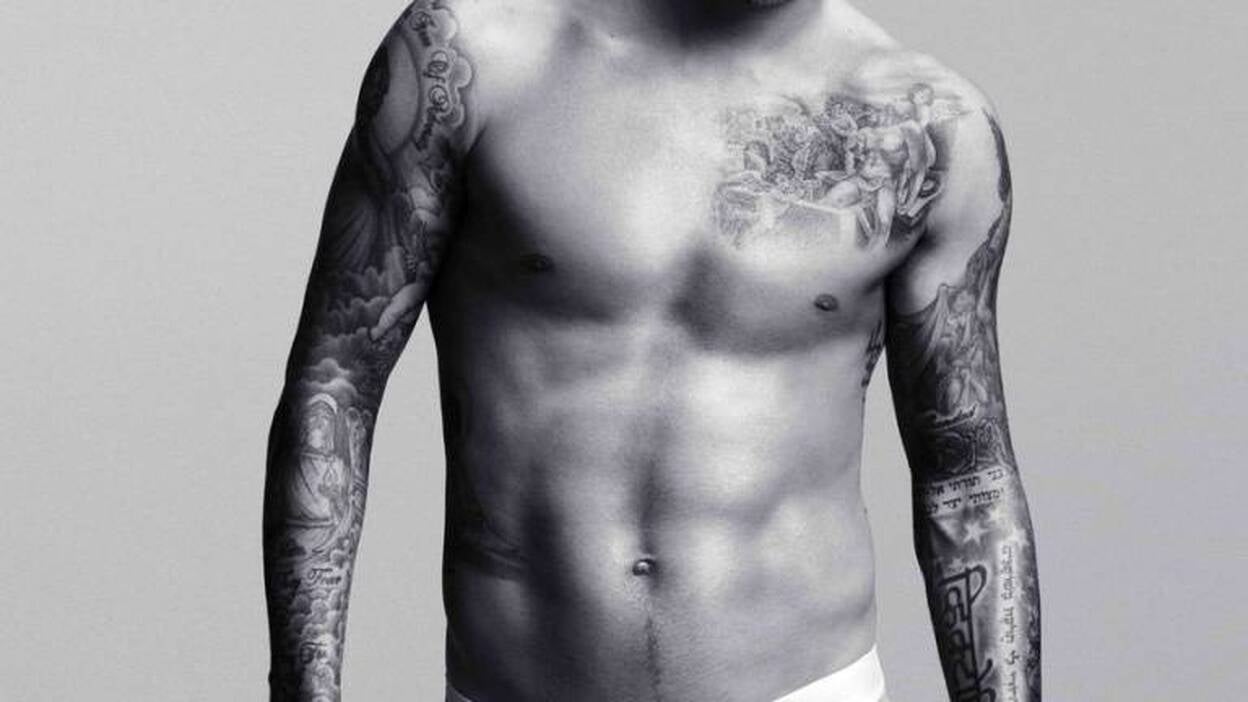 Beckham en paños menores