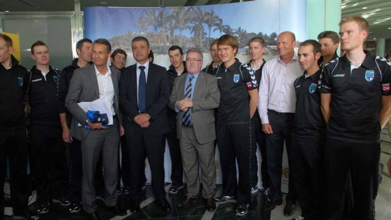 El Saxo Bank de Contador se presenta en Anfi Tauro