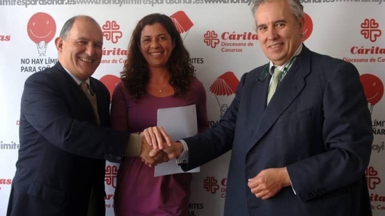 IberCaja colabora con Cáritas con 6.000 euros