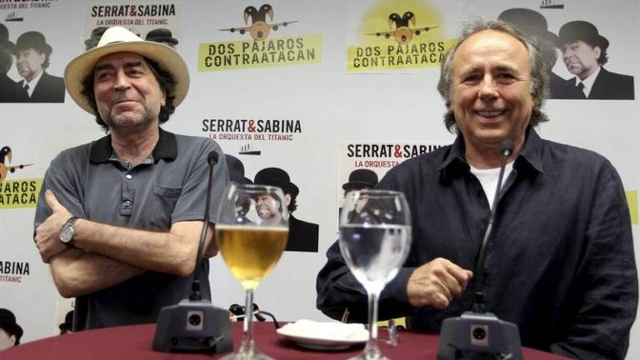 Serrat y Sabina emprenden su vuelo en Zaragoza