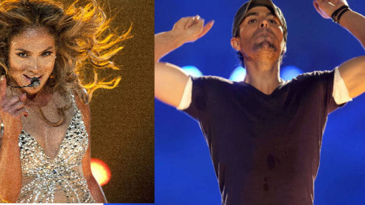 Enrique Iglesias y Jennifer López combinan sus estilos en Los Ángeles