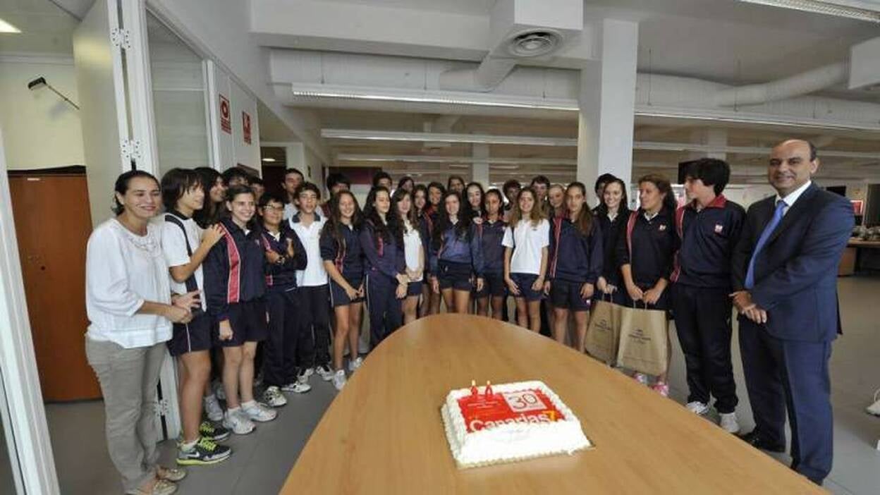 Alumnos del Colegio Hispano Inglés, en CANARIAS7