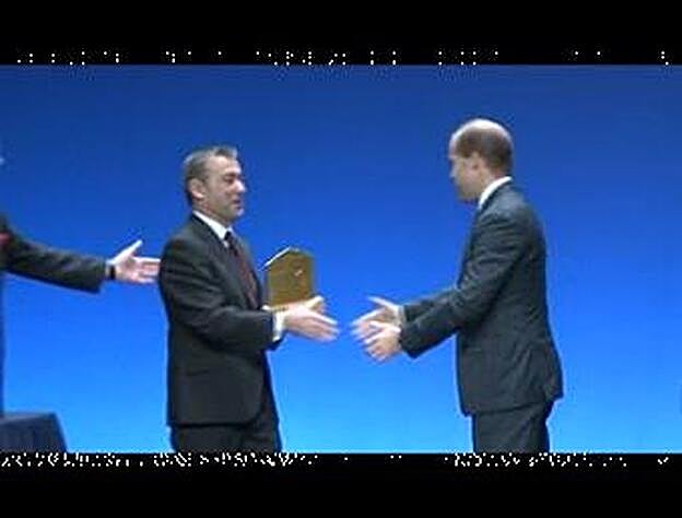 Rivero asiste al acto de entrega de los Premios Teide de Oro