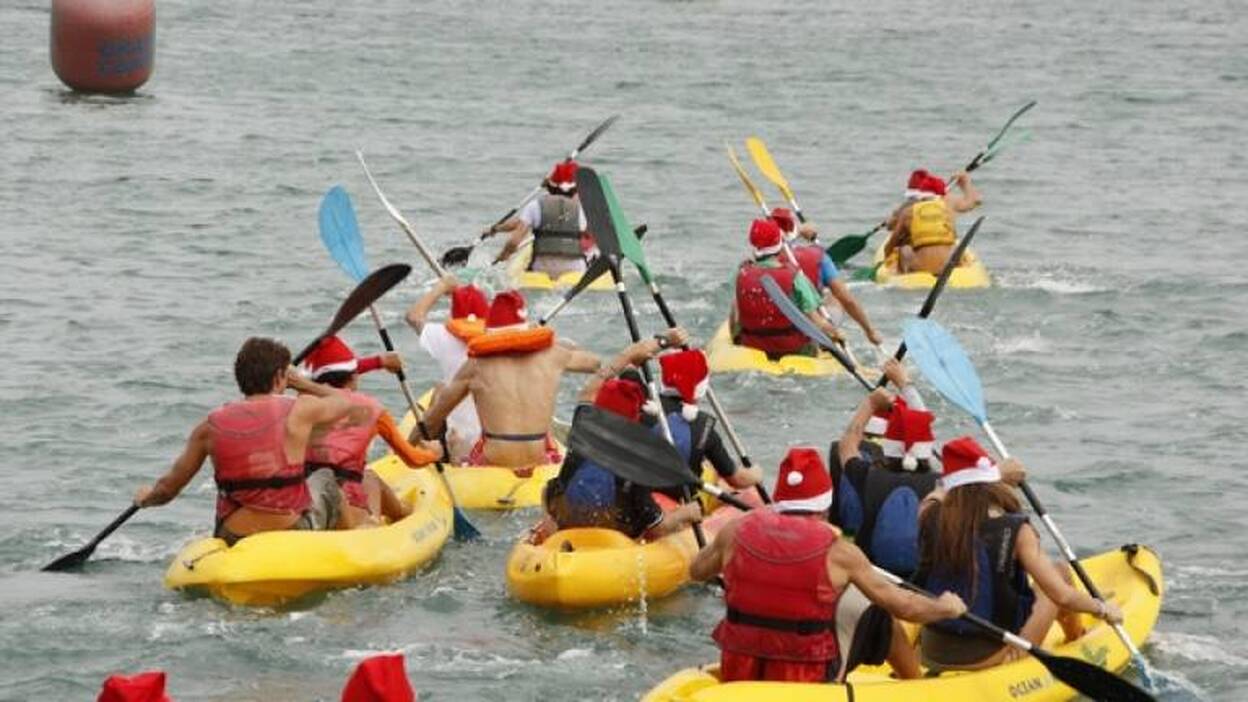 El Aula de Piragüismo de la ULPGC organiza una regata popular por Navidad