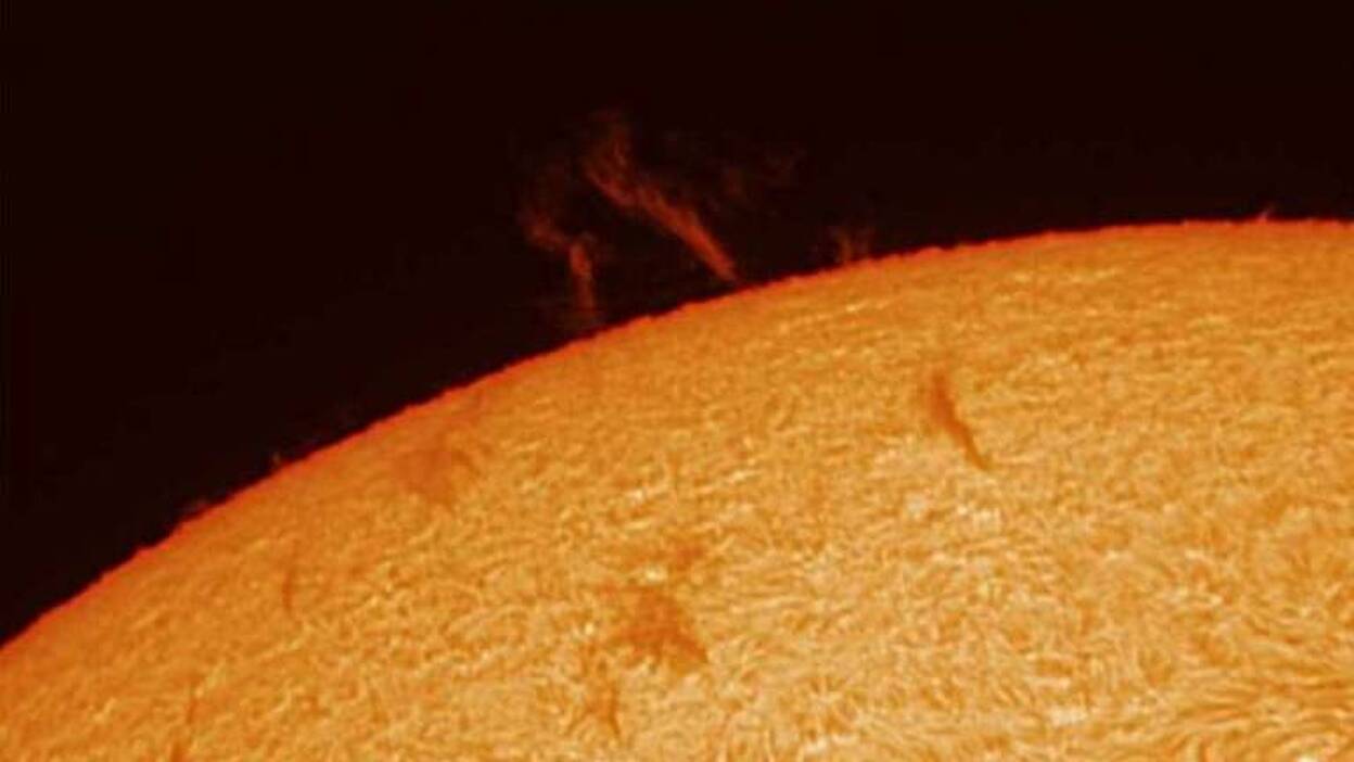El sol ha comenzado el año con gran actividad