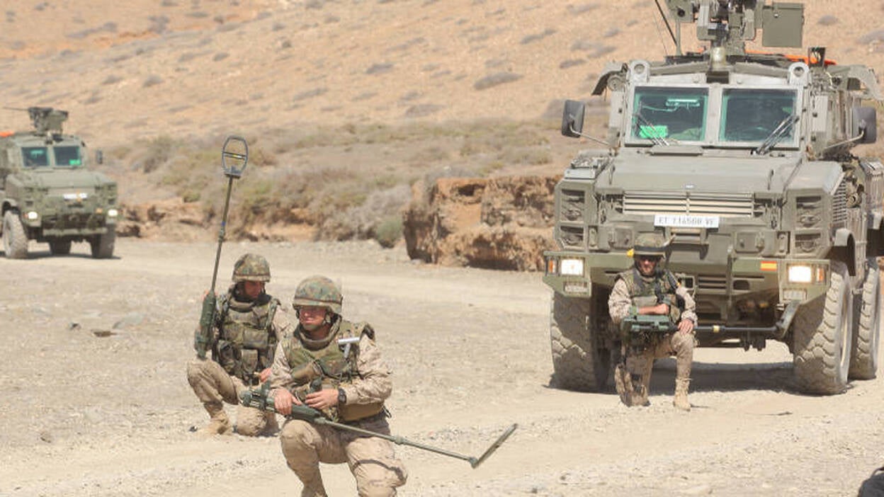 Entrenamiento para sortear bombas