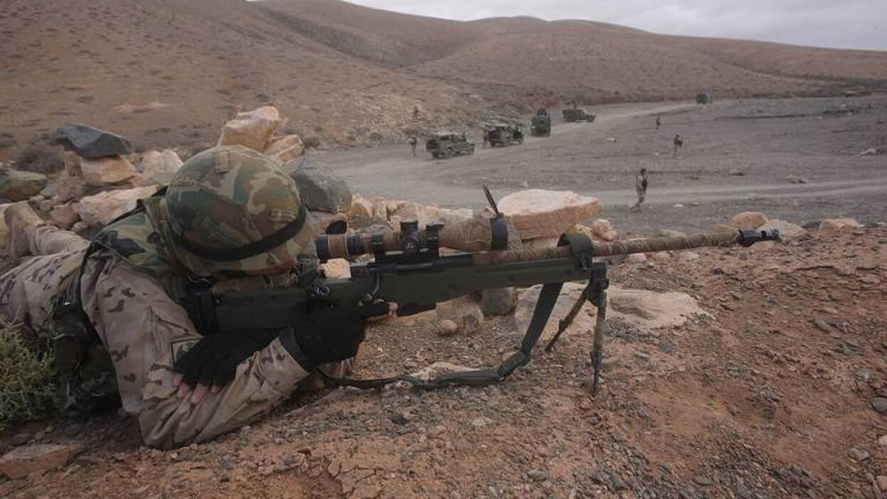 Del campo de tiro de Pájara a Afganistán