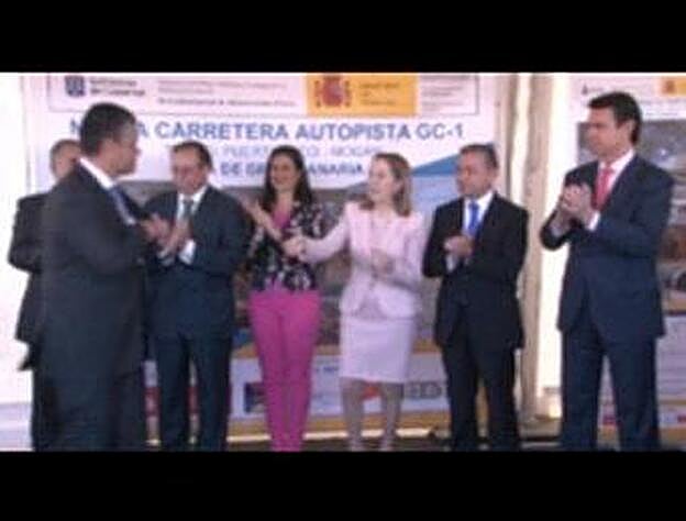 Pastor inaugura la Autopista GC-1 Puerto Rico-Mogán