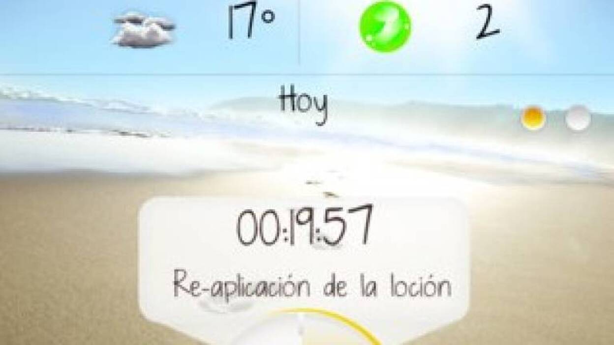 Protección solar a ritmo de sintonía en el móvil