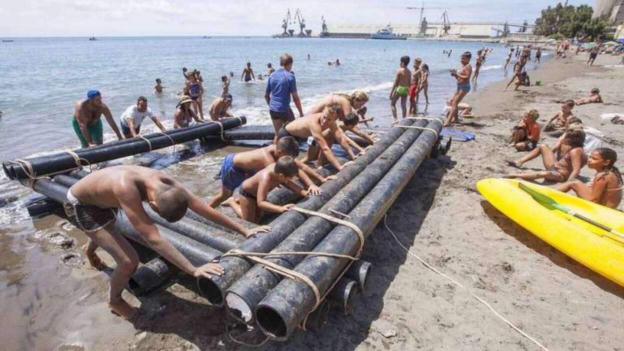 Un día de playa en El Pajar