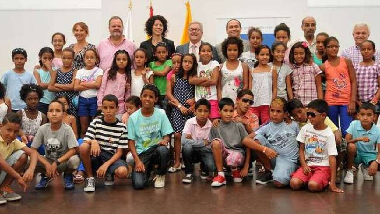 Gran Canaria da la bienvenida a los niños saharauis de Tinduf