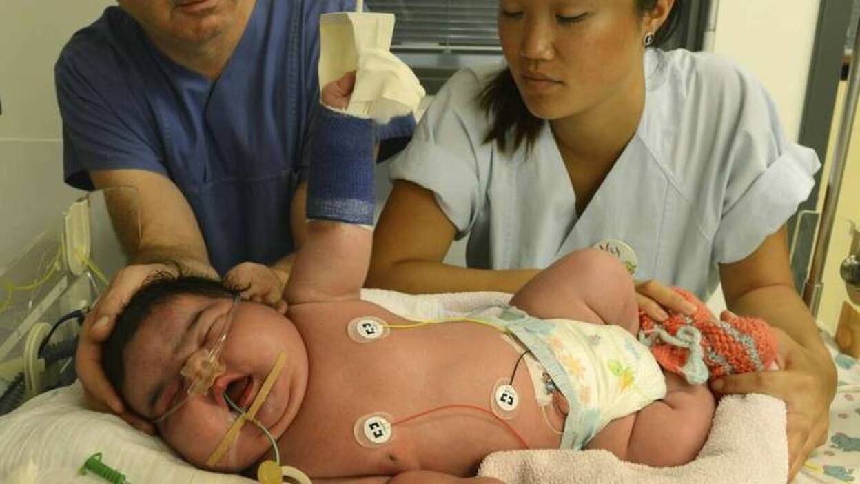 Jasleen, el bebé más grande de Alemania