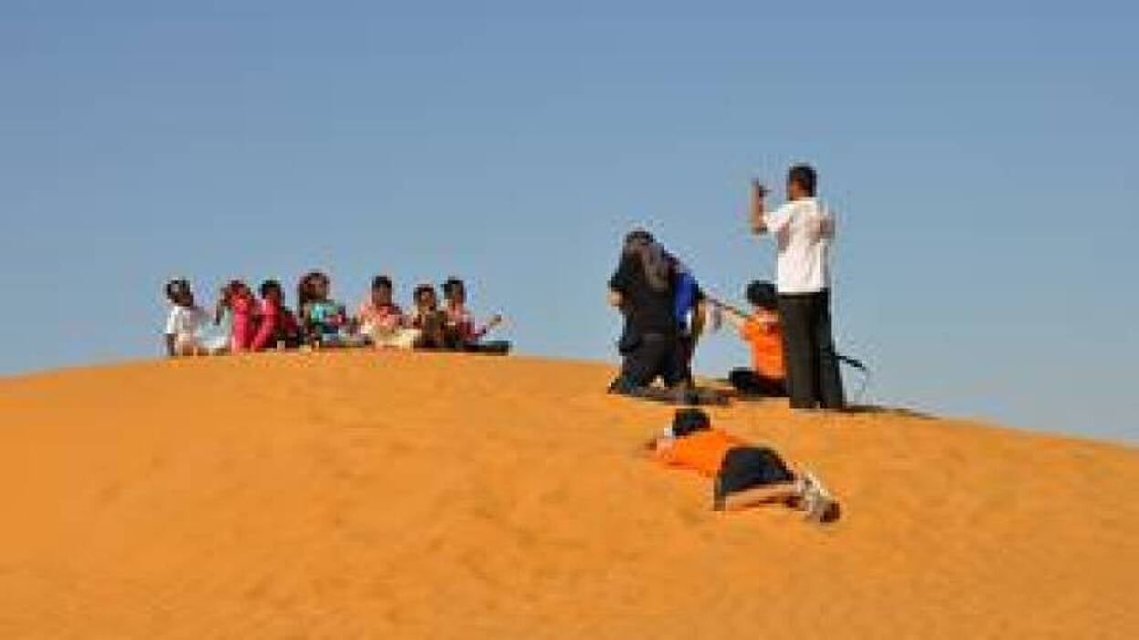 Un plató de cine en la nada argelina