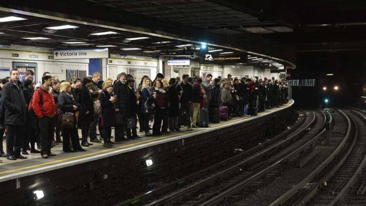 Huelga en el metro de Londres