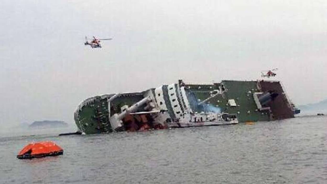 Naufragio de un ferry en Corea del Sur
