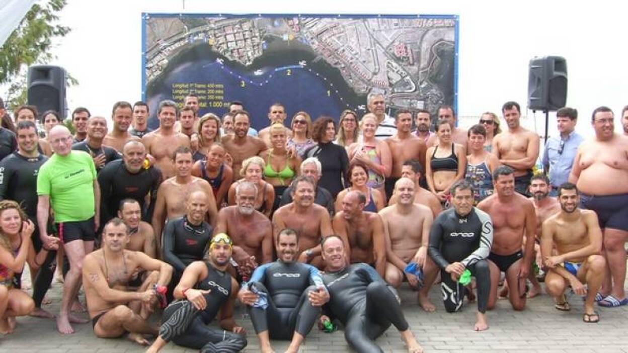 Telde inaugura el primer canal de natación en aguas abiertas de Canarias
