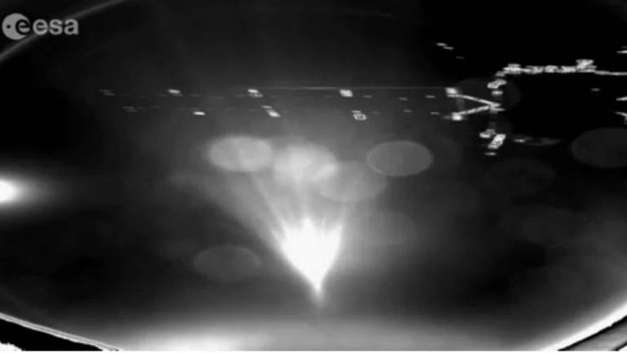 La sonda Philae envía su primera imagen