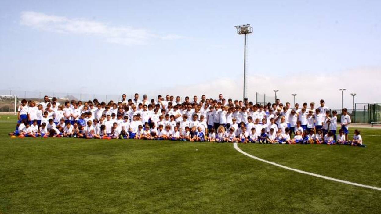Sergio Araujo visita el Campus Academy Training Gran Canaria 2015