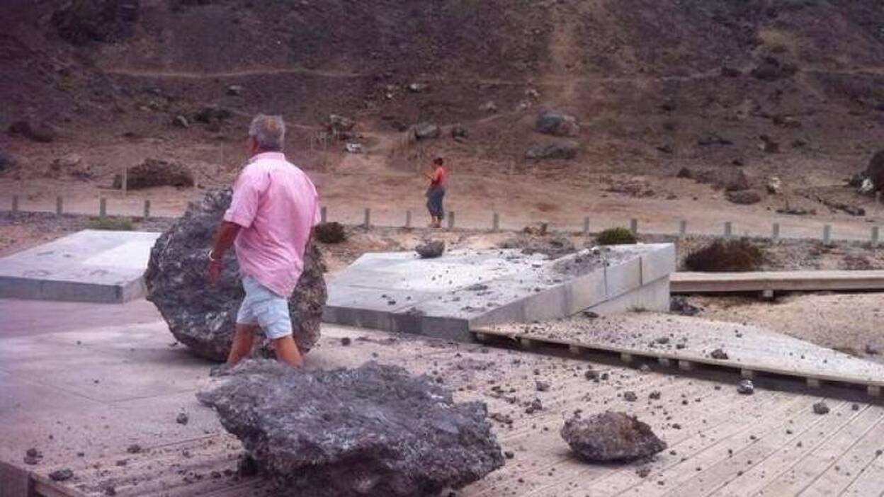 Derrumbe en El Confital